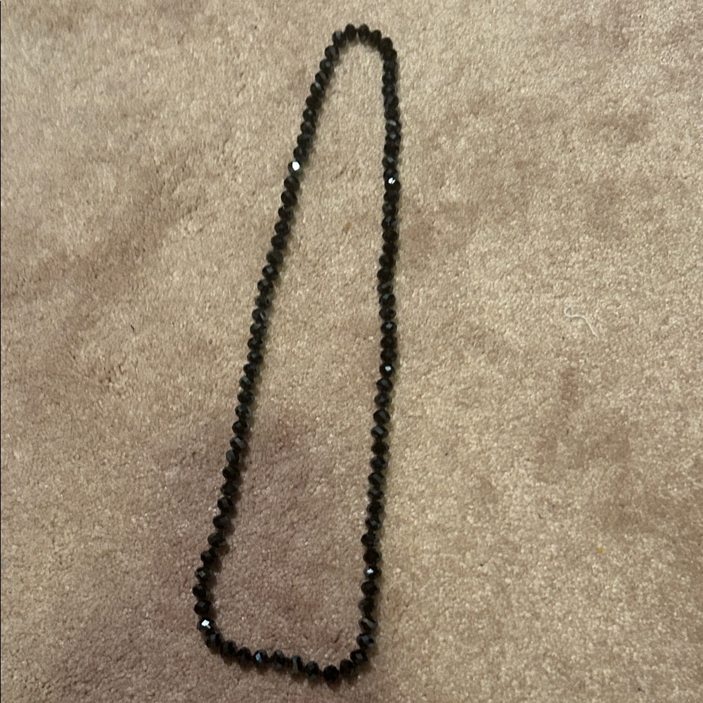 Elegant Blue Beaded Necklace